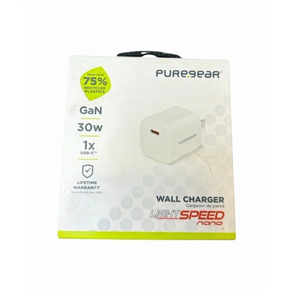 PureGear Lightspeed Nano Wall Charger USB-C 30W